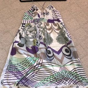 Spaghetti straps summer dress.